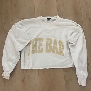 The Bar Varsity Crewneck White/Cream
